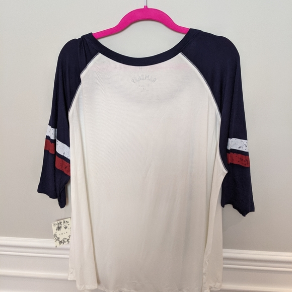 NWT Oversized Football Tee - Picture 4 of 6